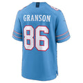T.Titans #86 Kylen Granson Light Blue Team Game jersey BUTLER