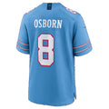T.Titans #8 K.J. Osborn Light Blue Team Game jersey BUTLER