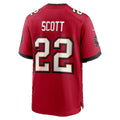 TB.Buccaneers #22 Keionte Scott Red Team Game jersey BUTLER