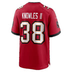 TB.Buccaneers #38 Kevin Knowles II Red Team Game jersey BUTLER