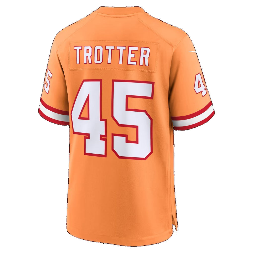 TB.Buccaneers #45 Josiah Trotter Creamsicle Alternate Game jersey BUTLER