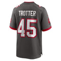 TB.Buccaneers #45 Josiah Trotter Pewter Alternate Game jersey BUTLER