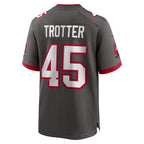 TB.Buccaneers #45 Josiah Trotter Pewter Alternate Game jersey BUTLER
