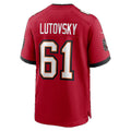 TB.Buccaneers #61 Henry Lutovsky Red Team Game jersey BUTLER