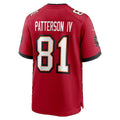 TB.Buccaneers #81 Dean Patterson IV Red Team Game jersey BUTLER