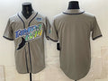 Tampa Bay Rays Blank Gray 2026 AL East Champions Patch Vapor Limited Stitched Jersey BUTLER