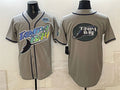 Tampa Bay Rays Team Big Logo Gray 2026 AL East Champions Patch Vapor Limited Stitched Jersey BUTLER
