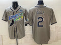Tampa Bay Rays #2 Yandy D¨ªaz Gray 2026 AL East Champions Patch Vapor Limited Stitched Jersey BUTLER