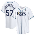 Tampa Bay Rays #57 Drew Rasmussen White 2026 World Series Home Replica Jersey BUTLER