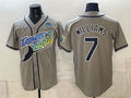 Tampa Bay Rays #7 Carson Williams Gray 2026 AL East Champions Patch Vapor Limited Stitched Jersey BUTLER