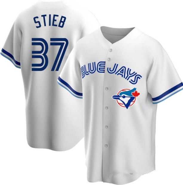 Toronto Blue Jays #37 Dave Stieb White Cooperstown Collection Jersey BUTLER