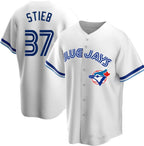 Toronto Blue Jays #37 Dave Stieb White Cooperstown Collection Jersey BUTLER