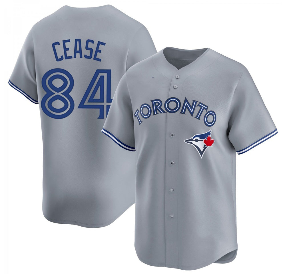 Toronto Blue Jays #84 Dylan Cease Gray Cool Jersey BUTLER
