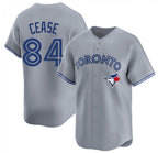 Toronto Blue Jays #84 Dylan Cease Gray Cool Jersey BUTLER