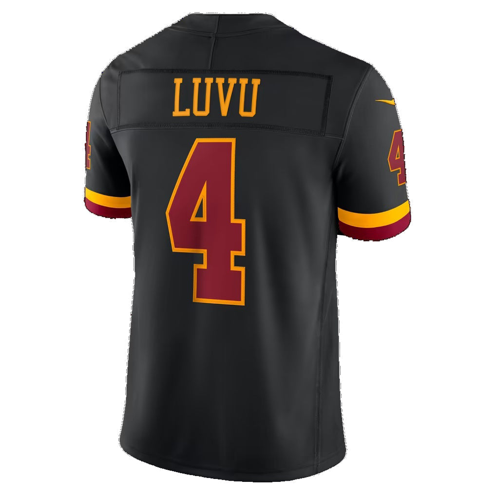 W.Commanders #4 Frankie Luvu Black Alternate Vapor F.U.S.E. Stitched Limited jersey BUTLER