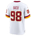 W.Commanders #98 Odafe Oweh White Game jersey BUTLER