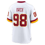 W.Commanders #98 Odafe Oweh White Game jersey BUTLER