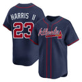 Atlanta Braves #23 Michael Harris II Player Navy BUTLER Limited Home Game Stitched Jerseys