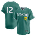 Boston Red Sox #12 Connor Wong Player Green BUTLER City Connect Limited Home Game Stitched Jerseys1