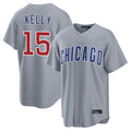 Chicago Cubs #15 Carson Kelly Player Gray BUTLER Home Game Stitched Jerseys