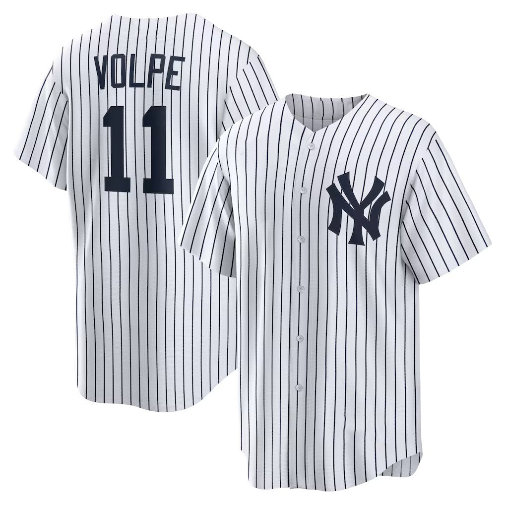 New York Yankees #11 Anthony Volpe White BUTLER Home Replica Player Jersey