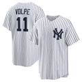 New York Yankees #11 Anthony Volpe White BUTLER Home Replica Player Jersey