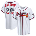 Atlanta Braves #30 Drake Baldwin 2026 All-Star Edition Stars & Stripes White BUTLER Stadium Jersey