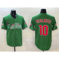 Philadelphia Phillies #10 J.T. Realmuto Green BUTLER Phanatic Limited Stitched Jersey