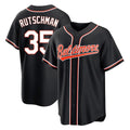 Baltimore Orioles #35 Adley Rutschman Player Black BUTLER Out Home Game Stitched Jerseys