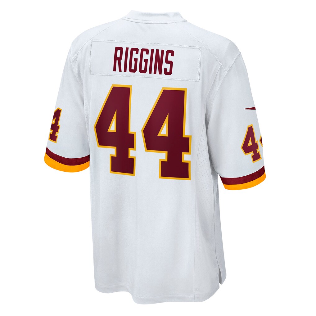W.Football Team #44 John Riggins White BUTLER Retired Player Game Jersey