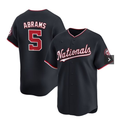 Washington Nationals #5 CJ Abrams Navy BUTLER 2024 Alternate Limited Stitched Jersey