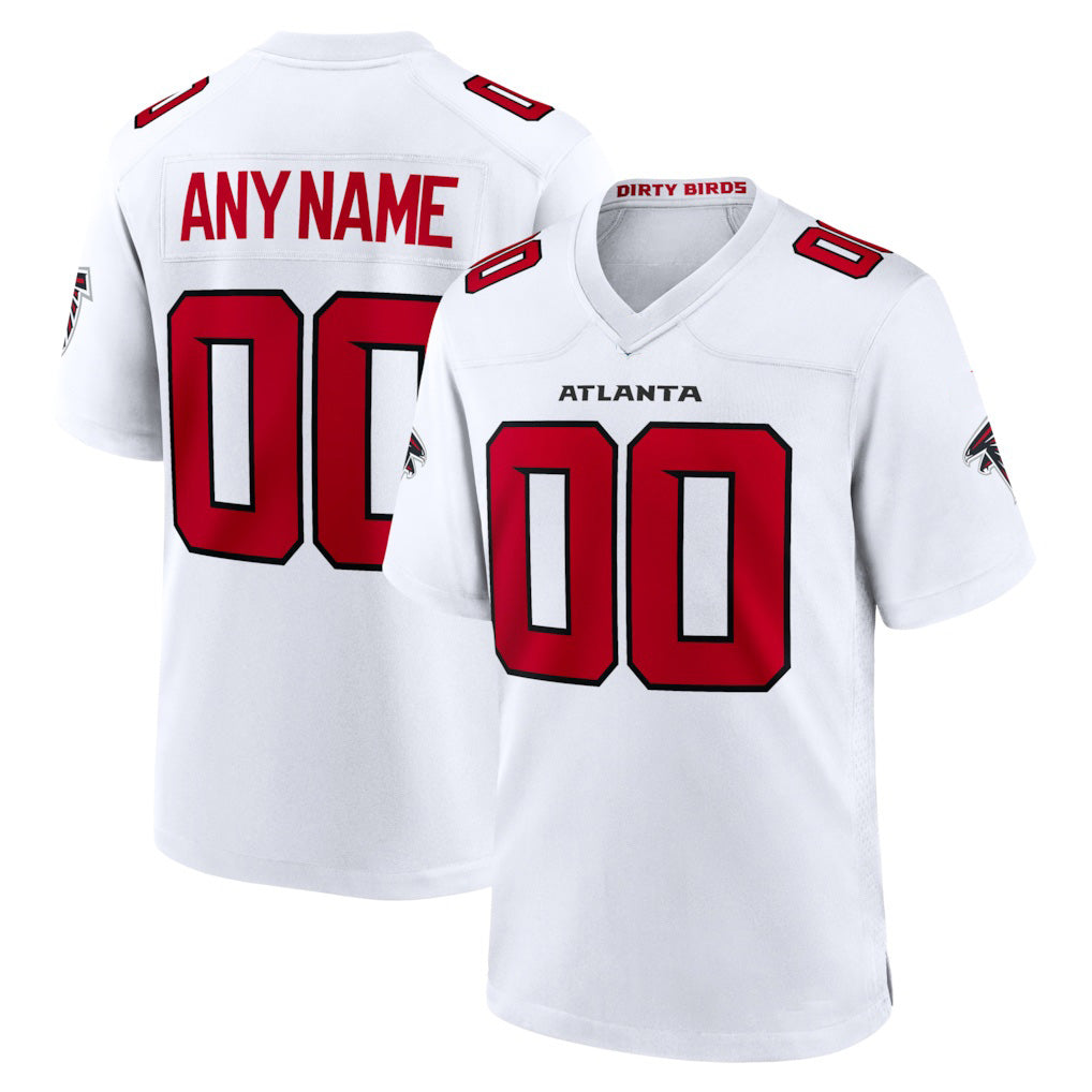 Custom A.Falcons White BUTLER Game Jersey 2