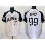 New York Yankees #99 Aaron Judge White Black BUTLER 'Gothic Legacy Edition' Vapor Premier Limited Stitched Jersey
