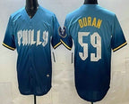 Philadelphia Phillies #59 Jhoan Duran Blue BUTLER 2024 City Cool Base Jersey