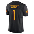 W.Commanders #1 Jahan Dotson Alternate Vapor F.U.S.E. Limited Jersey - Black BUTLER