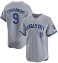 Kansas City Royals #9 Vinnie Pasquantino Gray BUTLER 2024 Away Limited Stitched Jersey