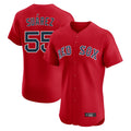 Boston Red Sox #55 Ranger Suarez Player Red BUTLER Limited Elite Home Game Stitched Jerseys1