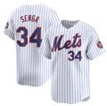 New York Mets #34 Kodai Senga White BUTLER 2024 Home Limited Stitched Jersey