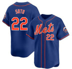 New York Mets #22 Juan Soto Royal BUTLER 2024 Alternate Limited Stitched Jersey