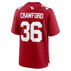 A.Cardinals #36 Kitan Crawford Cardinal BUTLER Team Game Jersey