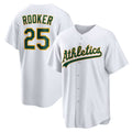 Oakland Athletics #25 Brent Rooker White BUTLER Home Replica Jersey