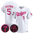 Los Angeles Dodgers #5 Freddie Freeman White BUTLER 2026 Mother¡¯s Day Vapor Premier Limited Stitched Jersey