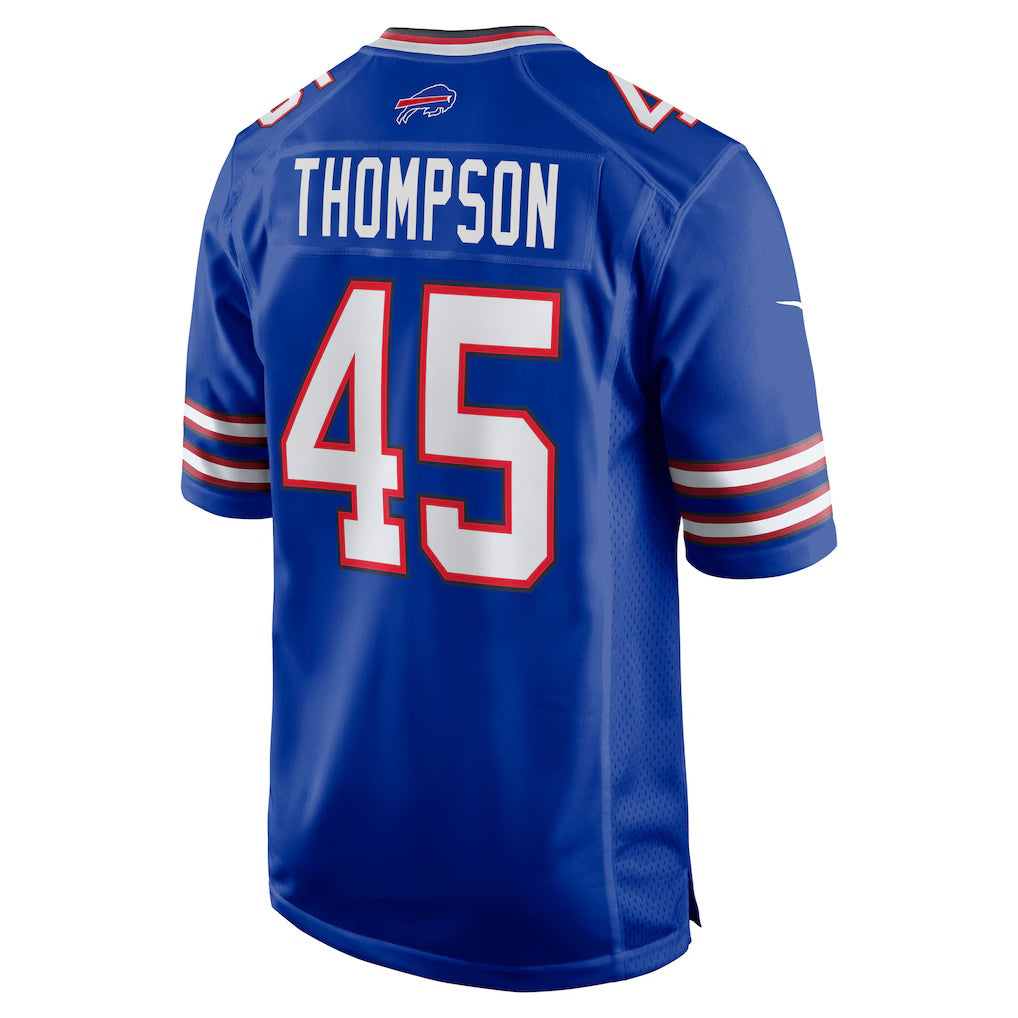 B.Bills #45 Shaq Thompson Royal BUTLER Team Game Jersey