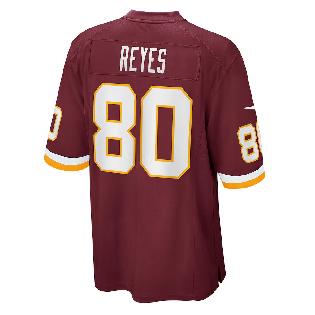 W.Football Team #80 Sammis Reyes Burgundy BUTLER Game Jersey