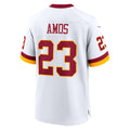 W.Commanders #23 Trey Amos White BUTLER Game Jersey