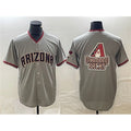 Arizona Diamondbacks Gray BUTLER Team Big Logo Cool Base Stitched Jersey 2