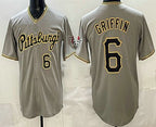 Pittsburgh Pirates #6 Konnor Griffin Grey BUTLER Limited Jersey
