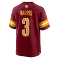 W.Commanders #3 Will Harris Burgundy BUTLER Team Game Jersey