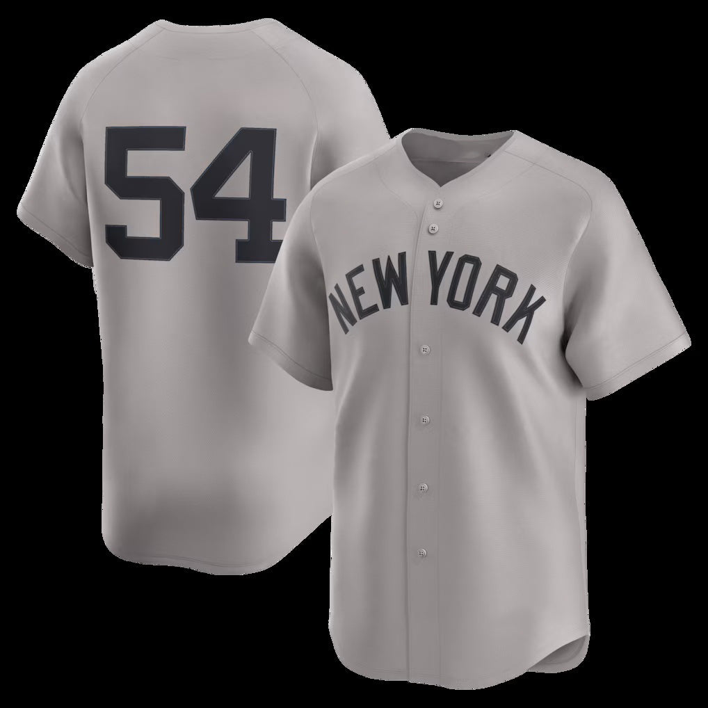 New York Yankees #54 Max Fried Gray BUTLER Road Limited Player Jersey 2