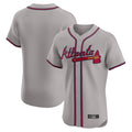 Atlanta Braves Gray BUTLER Limited Elite Home Game Blank Player Stitched Jerseys